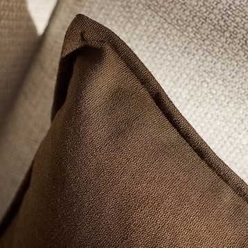 Chocolate Brown Linen Cushion Image