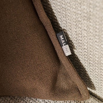 Chocolate Brown Linen Cushion Image