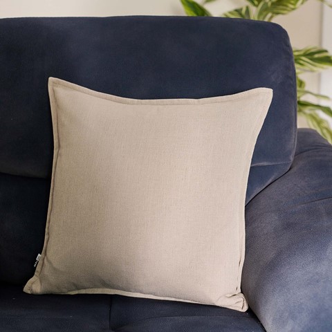 Taupe Linen Cushion