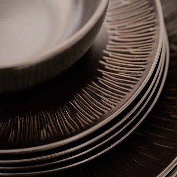 Mikasa Jardin Midnight 12 Piece Dinner Set Image