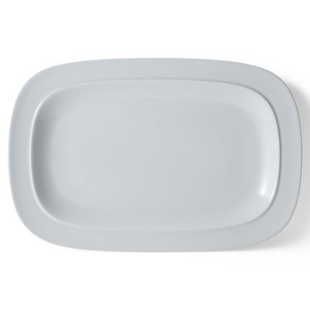 White Denby Square Large Rectangular Platter image