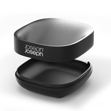 Joseph Joseph Slim Compact Soap Dish Matt Black Image