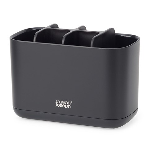 Joseph Joseph Matt Black EasyStore Large Toothbrush Caddy