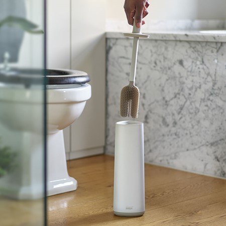 Joseph Joseph Ecru Flex 360 Toilet Brush primary image