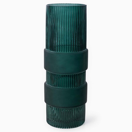 Blume Large Green Glass Vase image