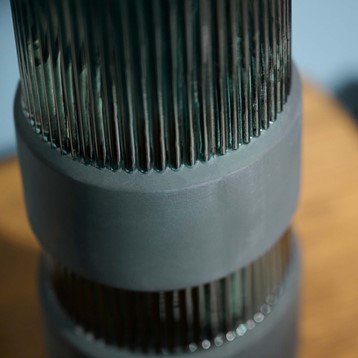 Blume Large Green Glass Vase Image