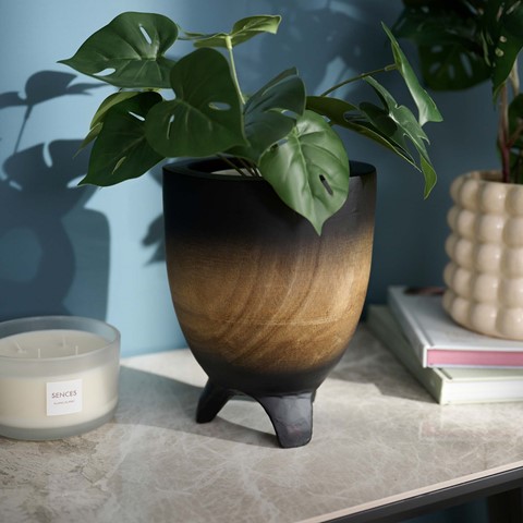 Arlo Small Black Ombre Planter
