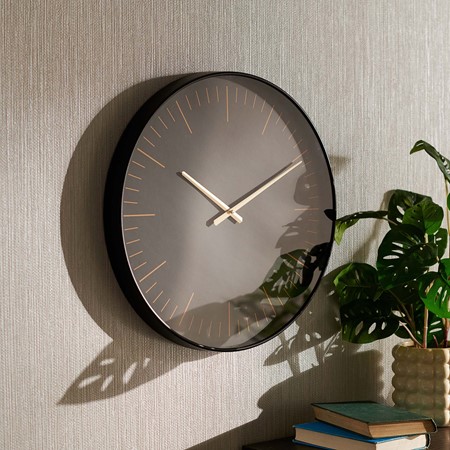 Black & Gold Wall Clock primary image