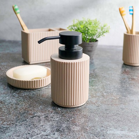 Almond Brown Berkeley Soap Dispenser