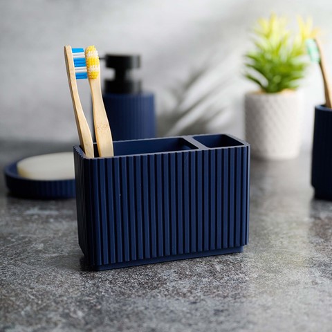 Blue Berkeley Toothbrush Tidy