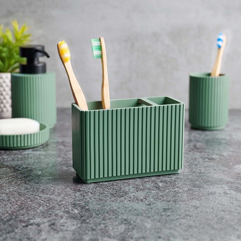 Green Berkeley Toothbrush Tidy
