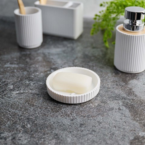 White Berkeley Soap Dish