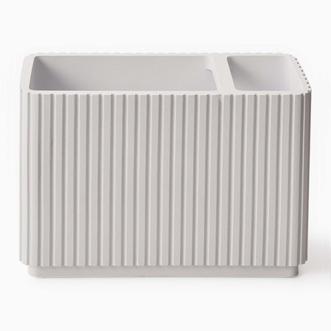 White Berkeley Toothbrush Tidy