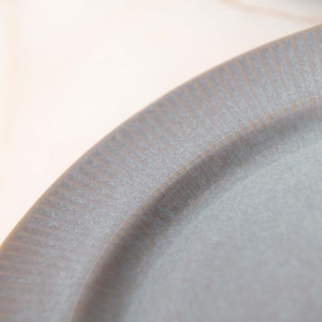 Mason Cash Reactive Linear Grey Dinner Plate Image