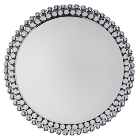 Fallon Diamante Round Mirror image