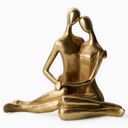 Couple Figure Gold Ornament image