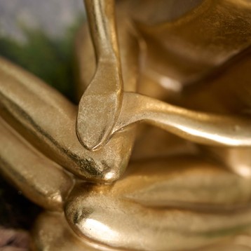 Couple Figure Gold Ornament Image