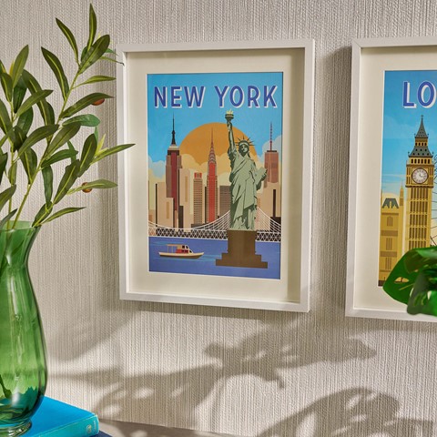 New York Framed Print