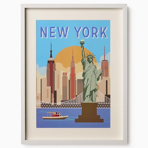 New York Framed Print
