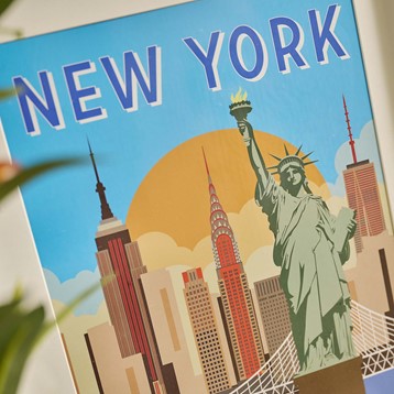 New York Framed Print Image