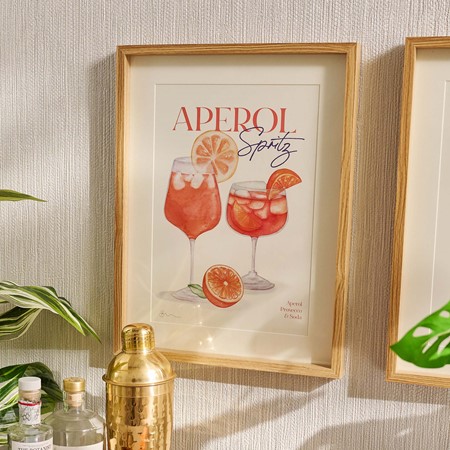 Aperol Cocktails Framed Print primary image