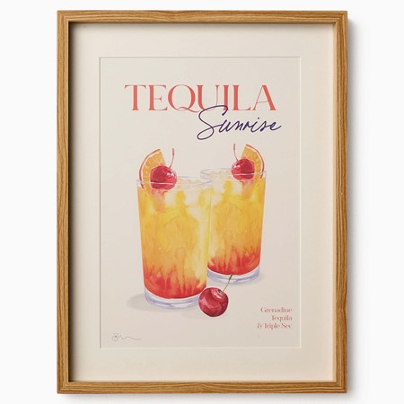 Tequila Cocktails Framed Print image