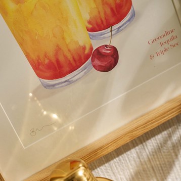 Tequila Cocktails Framed Print Image