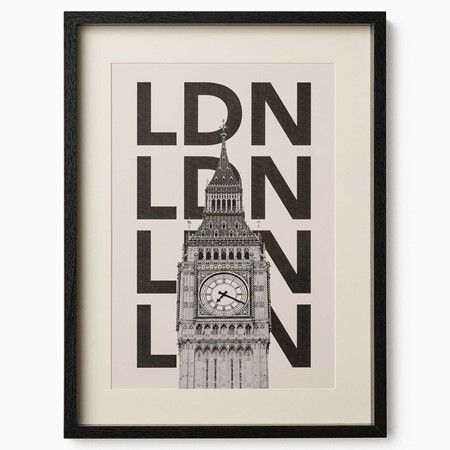 London Black & White City Wall Art image