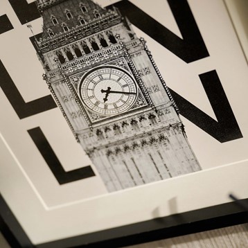 London Black & White City Wall Art Image