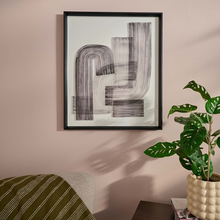 Black Framed Painted Glass primary image