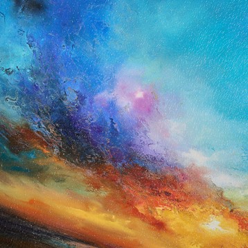 Abstract Sunset Canvas Image