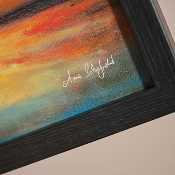 Abstract Sunset Canvas Image