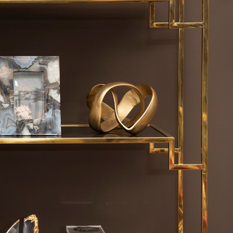 Prato Knot Gold Sculpture