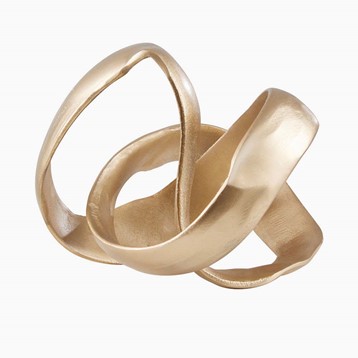 Prato Knot Gold Sculpture Image
