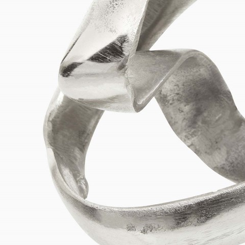 Prato Knot Small Silver Sculpture