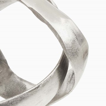 Prato Knot Small Silver Sculpture Image