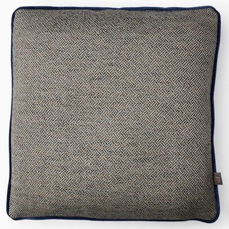 Ada Jacquard Blue Cushion image
