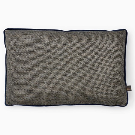 Ada Jacquard Blue Rectangular Cushion image
