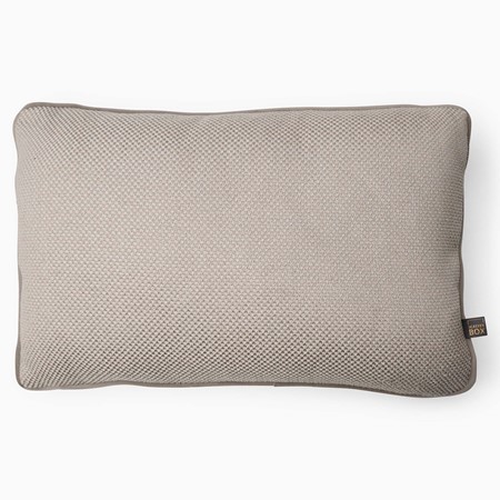 Anna Jacquard Cream Rectangular Cushion image