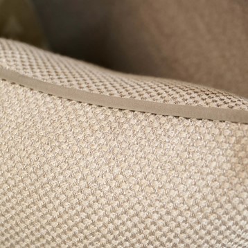 Anna Jacquard Cream Rectangular Cushion Image