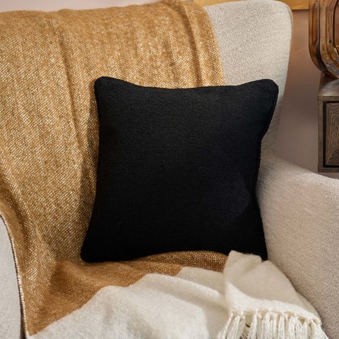 Cora Black Cushion