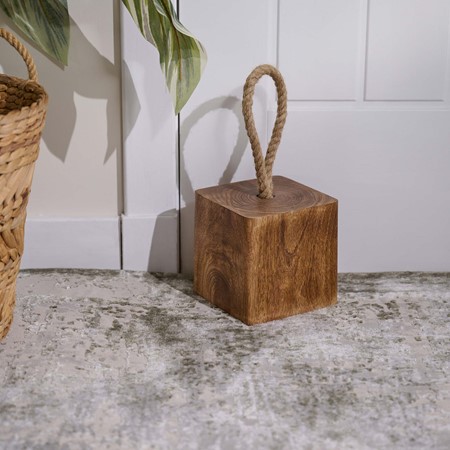 Mango Wood Doorstop primary image
