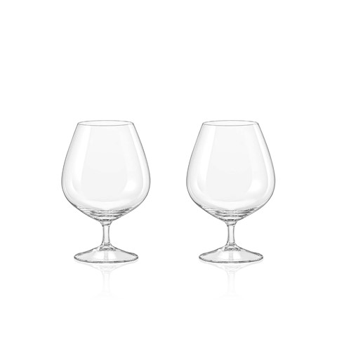 Tipperary Brandy Glass Eternity Crystal Set of 2