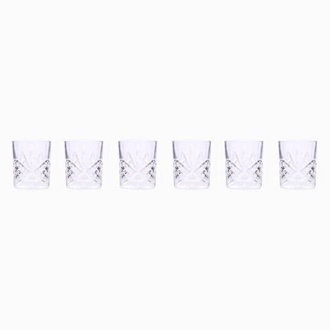 Tipperary Belvedere Whiskey Glasses Set of 6
