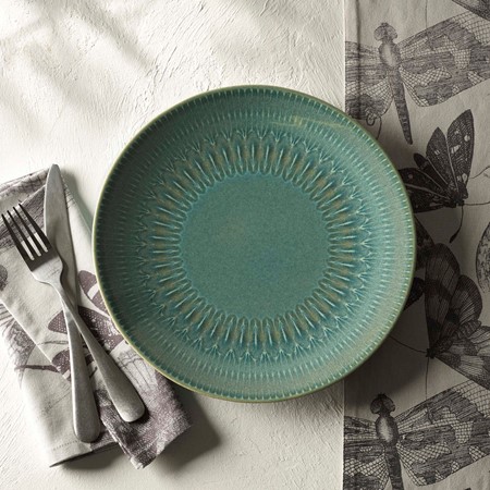 Kew Living Jewels Green Dinner Plate Image