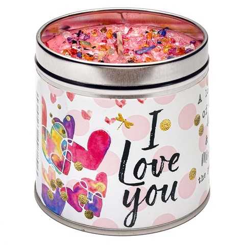 I Love You Candle