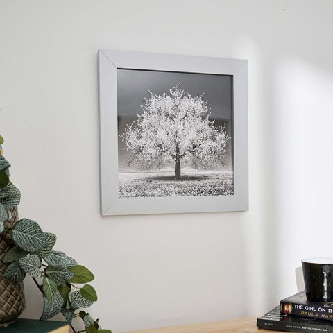Silver Tree Liquid Art