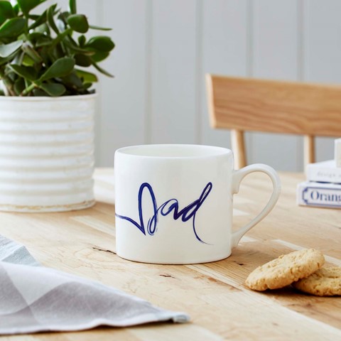 Portmeirion Blue & White Dad Mug