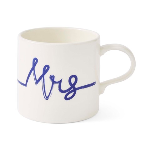 Portmeirion Blue & White Mrs Mug