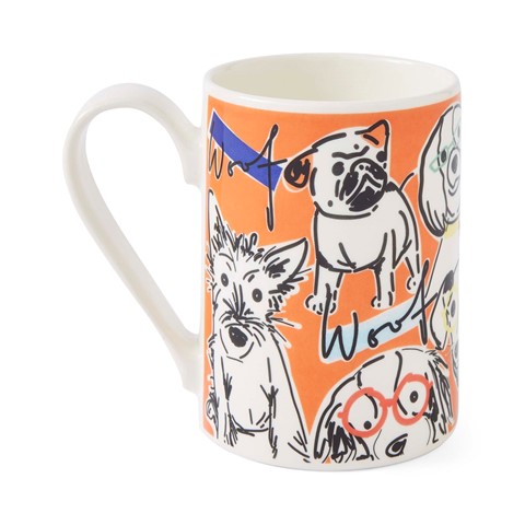 Portmeirion Orange Dogs Mug